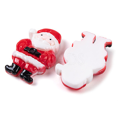 Christmas Decorations Theme Opaque Resin Decoden Cabochons RESI-Z026-01T-1