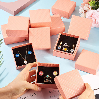 Rhombus Textured Cardboard Gift Storage Boxes CON-TAC0010-03B-05-1