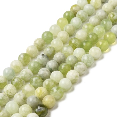 Natural New Jade Beads Strands G-K340-A01-01-1