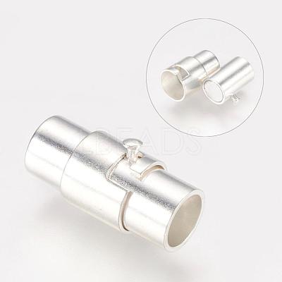 Brass Locking Tube Magnetic Clasps MC077-S-1