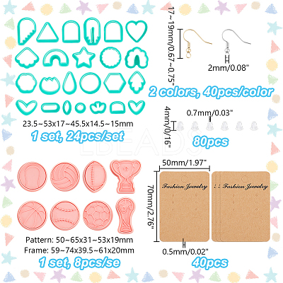 32Pcs Plastic & Resin Molds DIY-GA0005-87-1