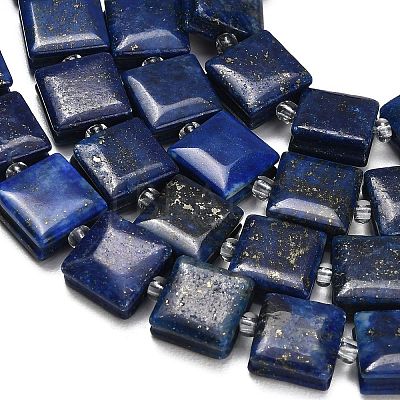 Dyed Natural Lapis Lazuli Beads Strands GG-F802-B14-01-1