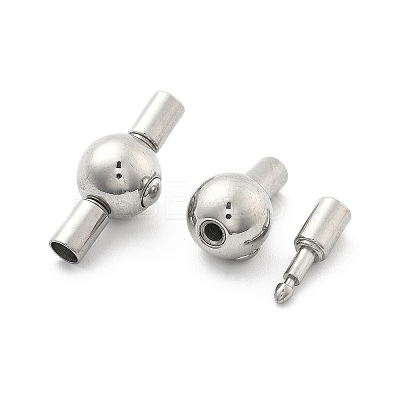 304 Stainless Steel European Clasps STAS-Z115-04P-07-1