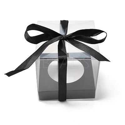 Transparent PET Cupcake Packing Boxes with Paper Base PL-CBA0AB9-01E-1