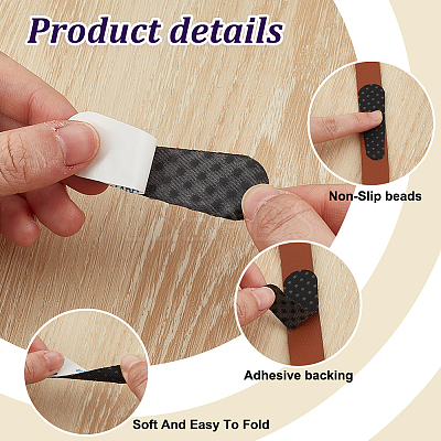 6Pcs Silicone Non-Slip Pad Sticker DIY-GO0002-63A-1