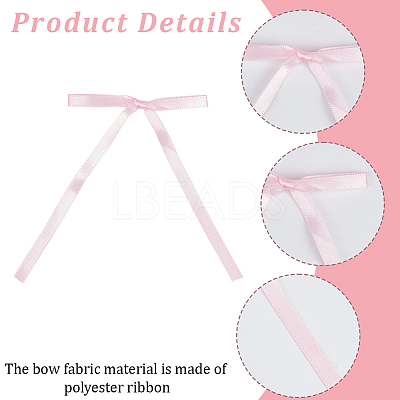 80Pcs Bowknot Polyester Ornament Accessories FIND-SC0020-89D-1