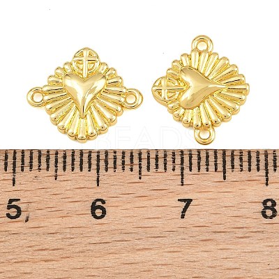 Brass Connector Charms KK-CBA57A9-03G-02-1