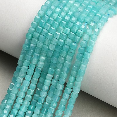 Natural Amazonite Beads Strands GG-CBA77FB-D02-01-1