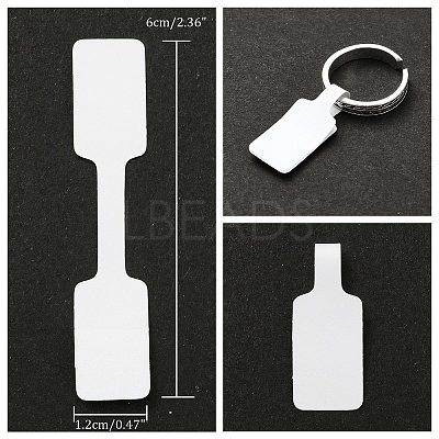 Rectangle Jewelry Display Sticker Self-adhesive Paper TOOL-WH0039-03-1
