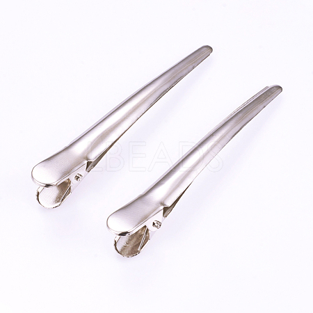 Iron Alligator Hair Clip Findings IFIN-A171-09F-1