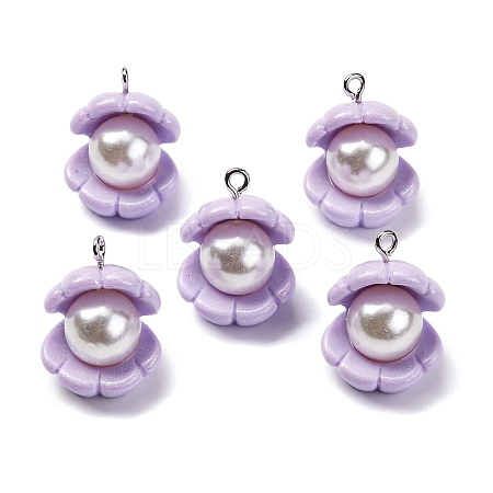 Opaque Resin Pendants RESI-P043-01P-08-1