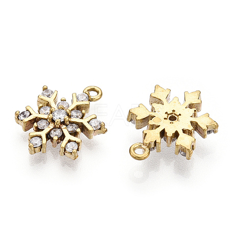Brass Micro Pave Cubic Zirconia Charms LS-ZIRC-Q014-001C-NF-1