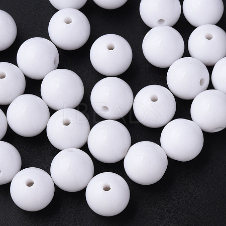 Opaque Acrylic Beads X-MACR-S370-C16mm-01-1