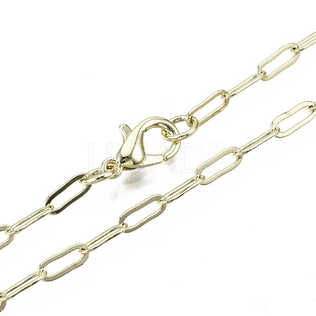 Brass Paperclip Chains MAK-S072-10B-14KC-1
