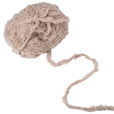Super Bulky Faux Mink Fur Polyester Yarn YCOR-TAC0001-02C-1