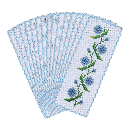 Cotton Bookmarks for Cross Stitch Making LS-DIY-WH0759-27A-1