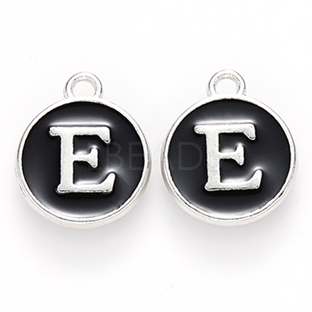 Platinum Plated Alloy Charms LS-ENAM-S118-02E-P-1
