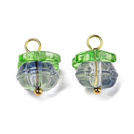 Handmade Lampwork Charms LAMP-D019-01C-1