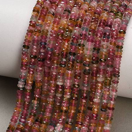Natural Multicolor Tourmaline Beads Strands GG-CBA4399-E01-01-1