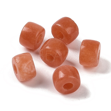 Dyed Natural White Jade Beads G-G003-A06-10-1