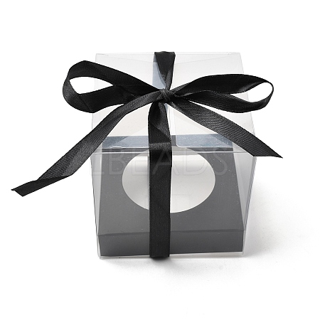 Transparent PET Cupcake Packing Boxes with Paper Base PL-CBA0AB9-01E-1