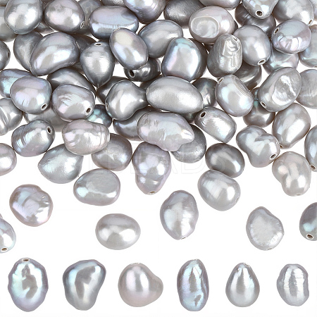 120Pcs Dyed Natural Cultured Freshwater Pearl Beads PEAR-PA0001-07B-1