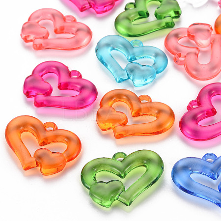 Transparent Acrylic Beads TACR-S154-57B-1