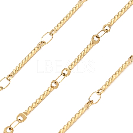 304 Stainless Steel Twist Bar Link Chains CHS-H116-01K-G-1