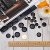 Gorgecraft 40Pcs 4 Style Flat Round 2-hole Basic Sewing Button FIND-GF0004-85A-3