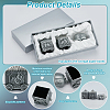 Tibetan Style Zinc Alloy Elephant Train Engraved My First Curl/Tooth Boxes CON-WH0089-108AS-4