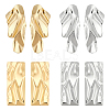 ANATTASOUL 4 Pairs 4 Styles Alloy Stud Earrings with 304 Stainless Steel Pins EJEW-AN0004-61-1