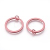 Spray Painted Iron Split Key Rings IFIN-L038-08-FF-1