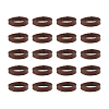 20Pcs Leather Watch Strap Bezel AJEW-FH0005-08B-1
