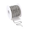 Tarnish Resistant 304 Stainless Steel Cable Chains CHS-Q001-07-3