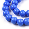 Opaque Solid Color Glass Beads Strands X-GLAA-T032-P10mm-11-3