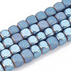 Electroplate Non-magnetic Synthetic Hematite Beads Strands X-G-N0318-39-B-1