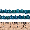 Dyed Natural White Jade Beads Strands X-G-T139-6mm-60-21-5