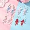 Glass Seed & Glass Beaded Dangle Earrings EJEW-MZ00687-1