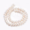 Natural Cultured Freshwater Pearl Beads Strands X-PEAR-S001-4-5mm-3-2