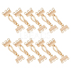 Brass Hook and S-Hook Clasps KK-WH0079-37LG-1