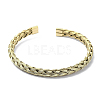 Ion Plating(IP) 304 Stainless Steel Mesh Chains Cuff Bangles BJEW-G693-03G-2