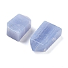 Natural Blue Lace Agate Point Pentagonal Prism Figurines G-G126-01-2
