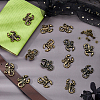 16Bags Scorpion Alloy with Iron Decorative Rivets BUTT-FH0001-035B-4