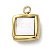 304 Stainless Steel Acrylic Pendants LS-STAS-M091-02D-G-1