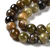 Natural Green Garnet Beads Strands G-Z034-B14-01-4