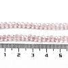 Electroplate Transparent Glass Beads Strands EGLA-A035-T3mm-A20-4