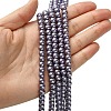 Eco-Friendly Dyed  Glass Pearl Round Beads Strands HY-A002-8mm-RB116-4