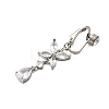 Brass Pave Clear Cubic Zirconia Clip on Belly Rings FS-WG683DA-01-2