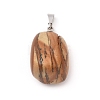 Natural Picture Jasper Pendants G-k302-B18-2