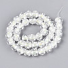 Handmade Foil Lampwork Beads Strands FOIL-T008-02A-1